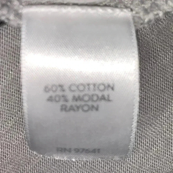 J Jill Pure Jill Asymmetric Button Tunic Size XL Gray Modal 3/4 Sleeve *flaw - Picture 9 of 9